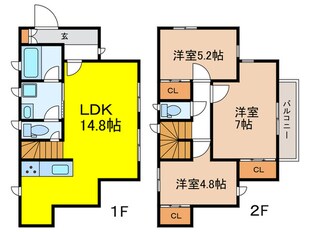 Kolet板橋赤塚の物件間取画像